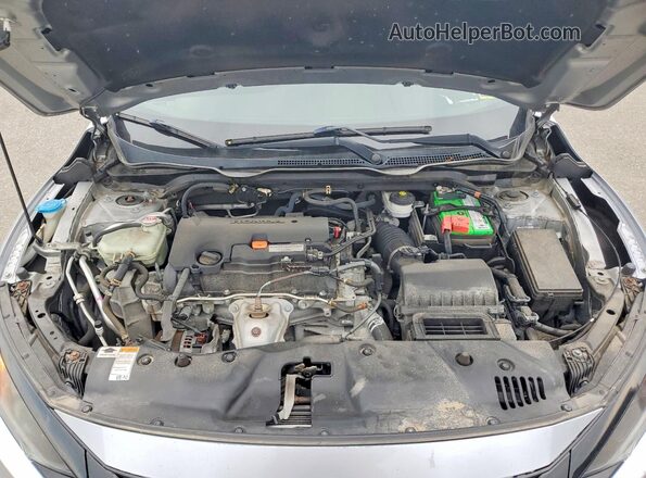 2HGFC2F81LH585215 2020 HONDA CIVIC Silver Rear interior view