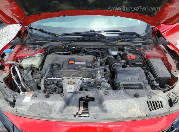 2HGFC2F81LH588650 2020 HONDA CIVIC Red Vista interior trasera