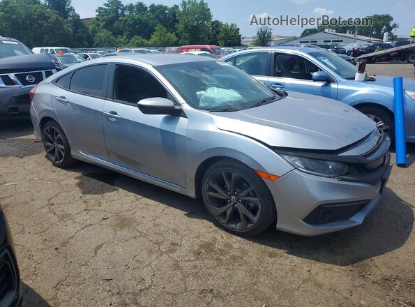 2HGFC2F81MH505574 2021 HONDA CIVIC Gray Передня права чверть