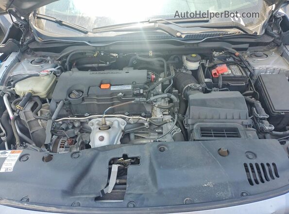 2HGFC2F81MH505574 2021 HONDA CIVIC Gray Вид задньої частини салону
