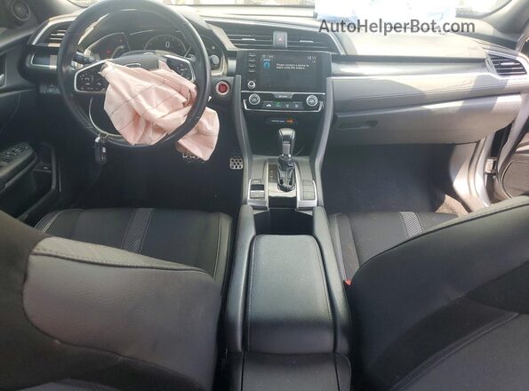 2HGFC2F81MH505574 2021 HONDA CIVIC Gray Вид панелі приладів