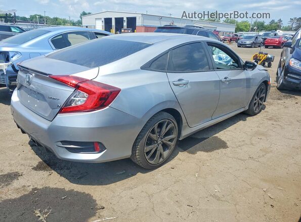 2HGFC2F81MH505574 2021 HONDA CIVIC Gray Задня права чверть