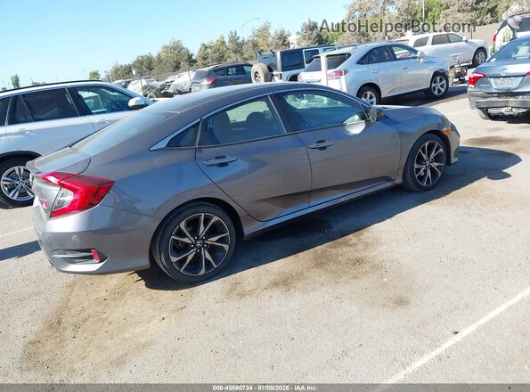 2HGFC2F81MH508314 2021 HONDA CIVIC Gray Rear right