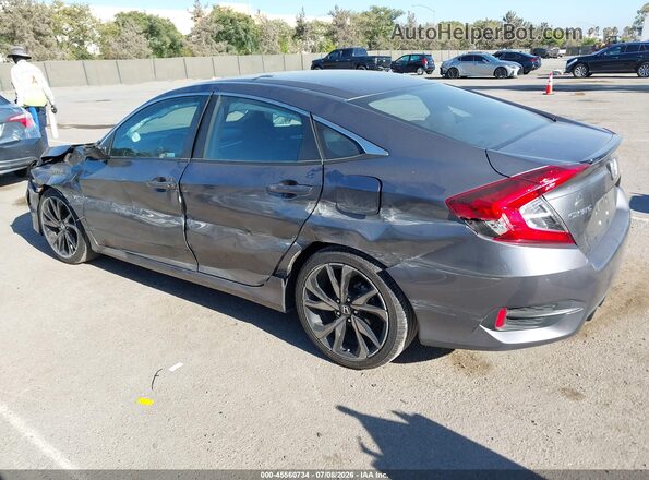 2HGFC2F81MH508314 2021 HONDA CIVIC Gray 360 interior view