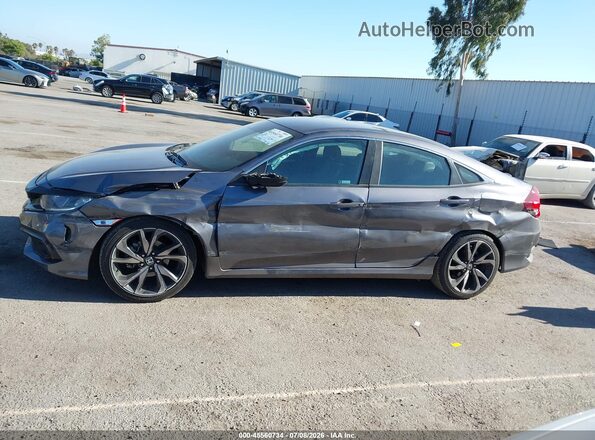 2HGFC2F81MH508314 2021 HONDA CIVIC Gray 