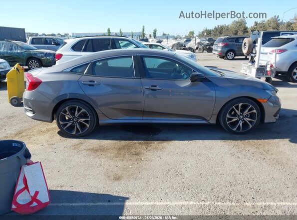 2HGFC2F81MH508314 2021 HONDA CIVIC Gray 