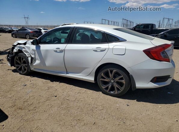 2HGFC2F81MH515599 2021 HONDA CIVIC White Tył lewy