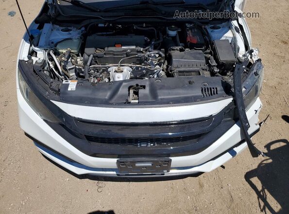 2HGFC2F81MH515599 2021 HONDA CIVIC White Widok wnętrza z tyłu