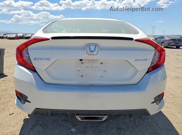 2HGFC2F81MH515599 2021 HONDA CIVIC White Widok z tyłu