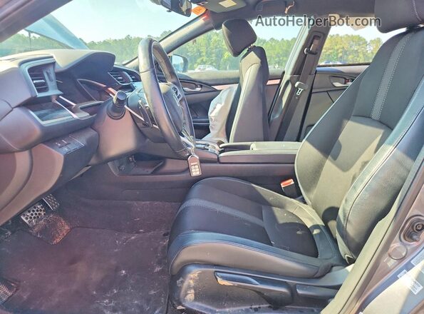 2HGFC2F81MH516946 2021 HONDA CIVIC Серый Вид салона спереди