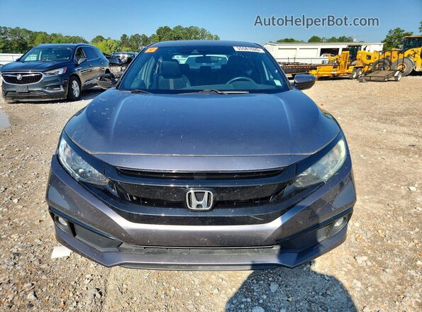 2HGFC2F81MH516946 2021 HONDA CIVIC Серый Вид спереди