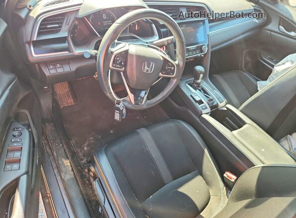 2HGFC2F81MH516946 2021 HONDA CIVIC Серый Вид панели приборов