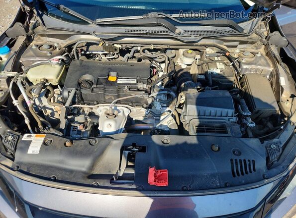 2HGFC2F81MH516946 2021 HONDA CIVIC Серый Вид задней части салона