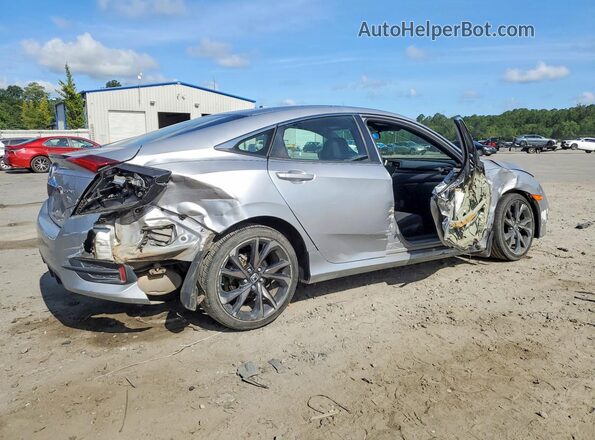2HGFC2F81MH541104 2021 HONDA CIVIC Silver Rear right
