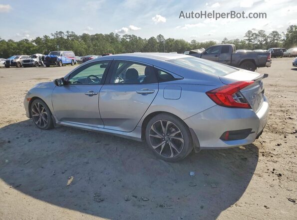 2HGFC2F81MH541104 2021 HONDA CIVIC Silver Rear left