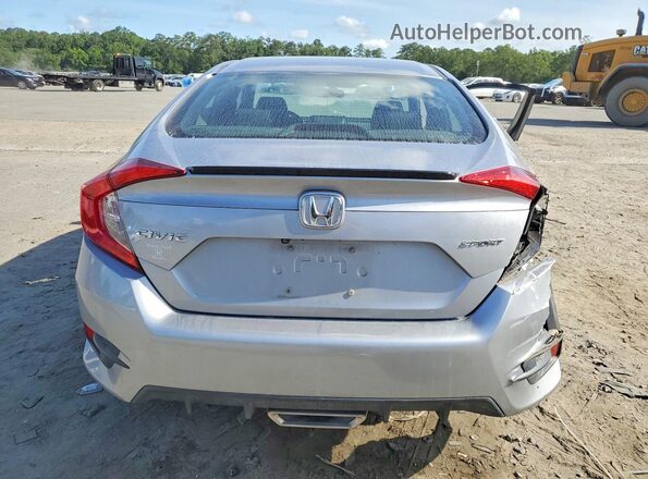 2HGFC2F81MH541104 2021 HONDA CIVIC Silver Rear view