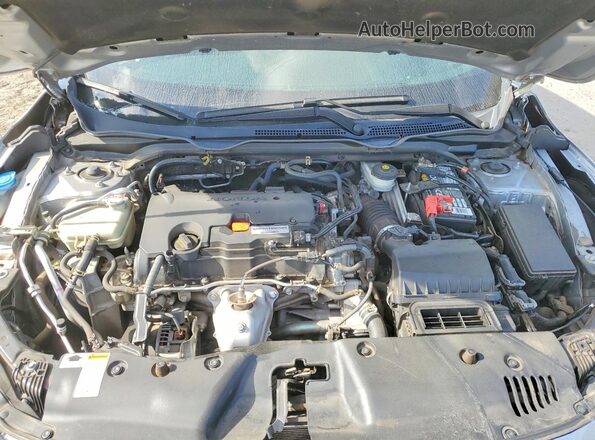2HGFC2F81MH541104 2021 HONDA CIVIC Silver Rear interior view
