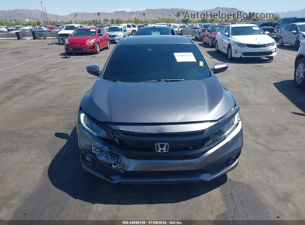 2HGFC2F81MH548599 2021 HONDA CIVIC Gray Front view
