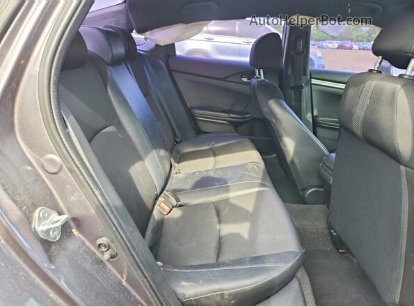 2HGFC2F81MH554368 2021 HONDA CIVIC Gray Widok tylnych siedzeń