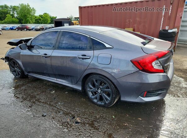 2HGFC2F81MH554368 2021 HONDA CIVIC Gray Tył lewy