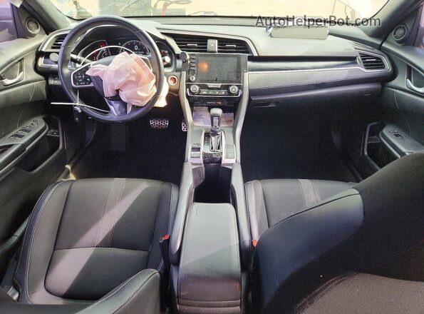 2HGFC2F81MH554368 2021 HONDA CIVIC Gray Widok deski rozdzielczej