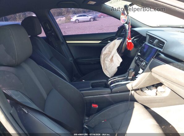 2HGFC2F81MH557268 2021 HONDA CIVIC Черный Вид салона спереди