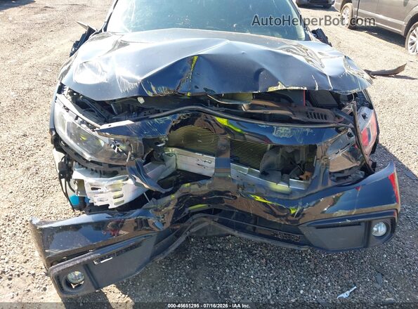 2HGFC2F81MH557268 2021 HONDA CIVIC Черный Вид спереди