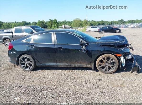 2HGFC2F81MH557268 2021 HONDA CIVIC Черный Панорамный вид салона 360°
