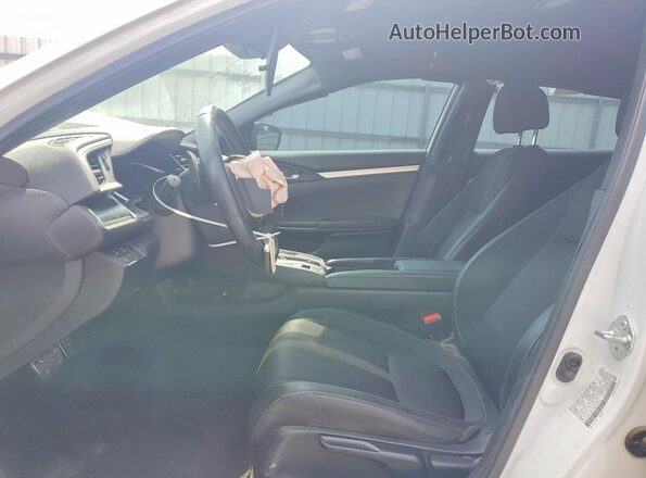 2HGFC2F81MH558470 2021 HONDA CIVIC Белый Вид салона спереди