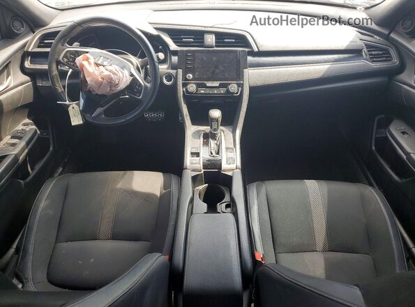 2HGFC2F81MH558470 2021 HONDA CIVIC Белый Вид панели приборов