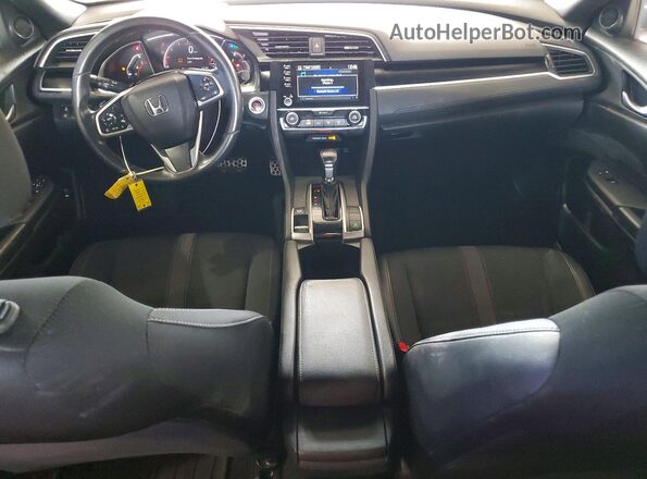 2HGFC2F82KH522896 2019 HONDA CIVIC Серебряный Вид панели приборов
