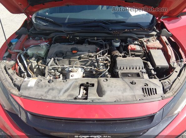 2HGFC2F82KH527161 2019 HONDA CIVIC Красный Вид сзади