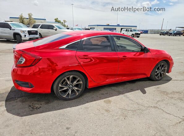 2HGFC2F82KH530139 2019 HONDA CIVIC Red Trasero derecho