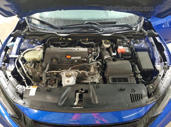 2HGFC2F82KH562573 2019 HONDA CIVIC Blue Widok wnętrza z tyłu