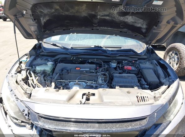 2HGFC2F82KH588610 2019 HONDA CIVIC Gray Вид ззаду