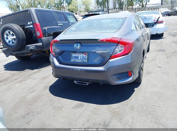 2HGFC2F82KH588610 2019 HONDA CIVIC Gray 