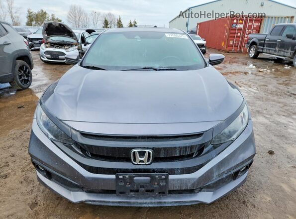 2HGFC2F82LH015515 2020 HONDA CIVIC Gray Front view