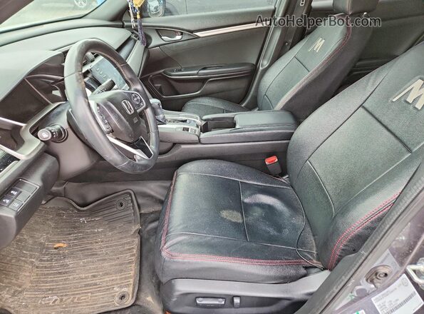 2HGFC2F82LH015515 2020 HONDA CIVIC Gray Front interior view