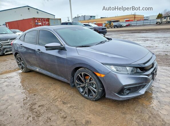 2HGFC2F82LH015515 2020 HONDA CIVIC Gray Front right
