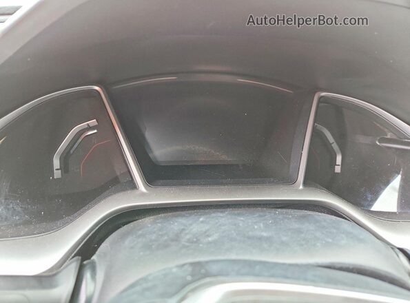 2HGFC2F82LH015515 2020 HONDA CIVIC Gray Instrument cluster view