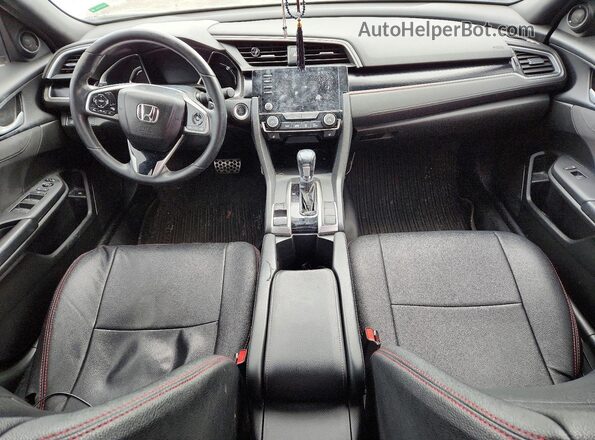 2HGFC2F82LH015515 2020 HONDA CIVIC Gray Dashboard view