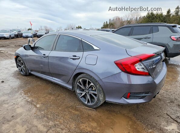 2HGFC2F82LH015515 2020 HONDA CIVIC Gray Rear left