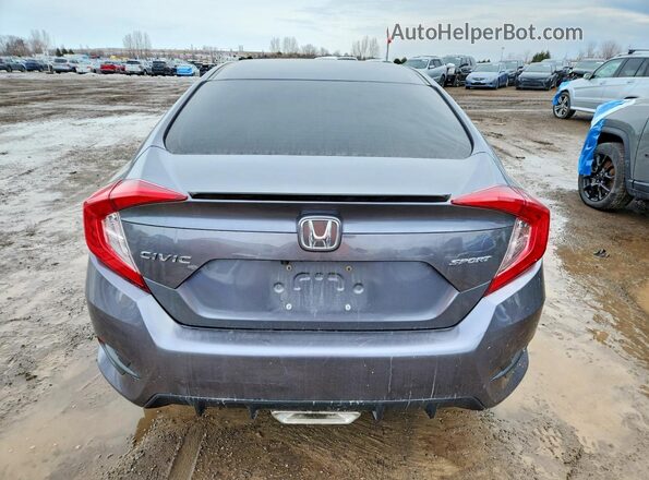2HGFC2F82LH015515 2020 HONDA CIVIC Gray Rear view