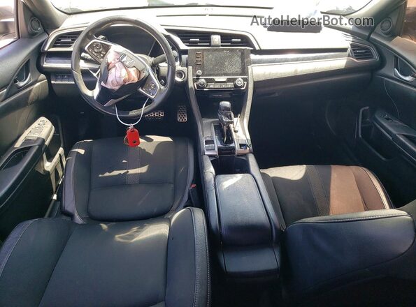 2HGFC2F82LH532362 2020 HONDA CIVIC White Vista del salpicadero