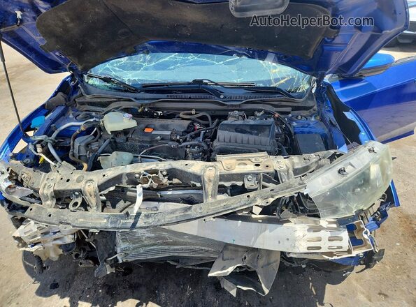 2HGFC2F82LH546584 2020 HONDA CIVIC Blue Rear interior view