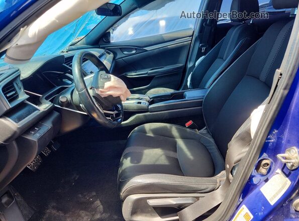 2HGFC2F82LH546584 2020 HONDA CIVIC Blue Front interior view