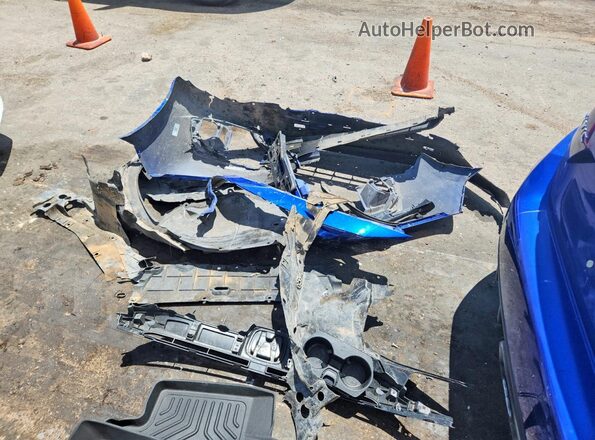 2HGFC2F82LH546584 2020 HONDA CIVIC Blue Engine compartment view
