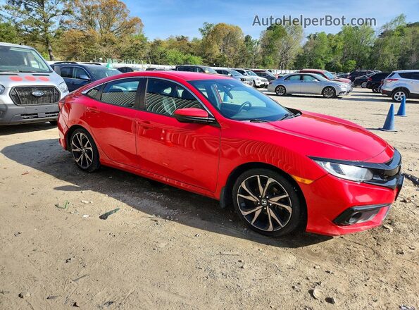 2HGFC2F82LH560033 2020 HONDA CIVIC Red Przód prawy