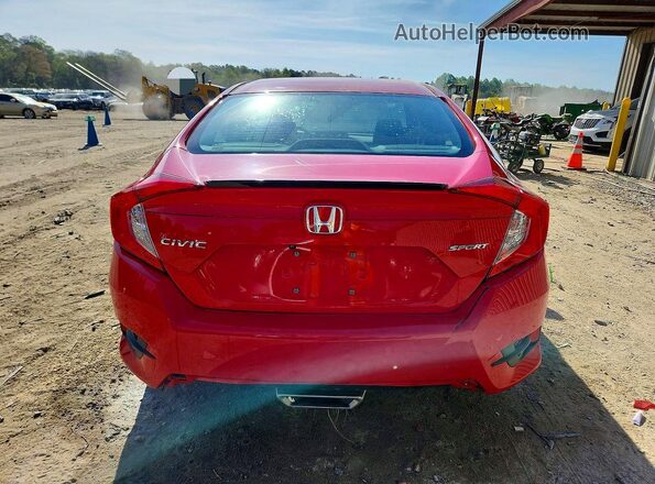 2HGFC2F82LH560033 2020 HONDA CIVIC Red Widok z tyłu