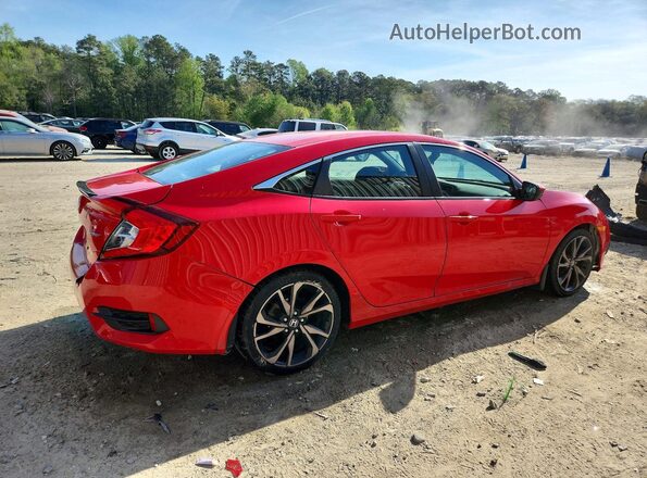 2HGFC2F82LH560033 2020 HONDA CIVIC Red Tył prawy